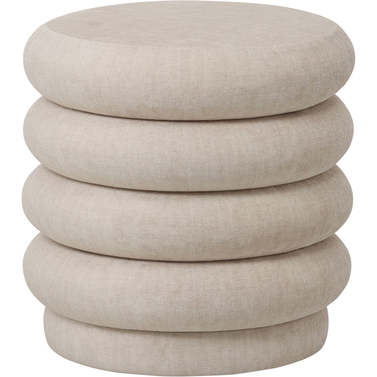 Libra Co. Casa Upholstered Stool Cream