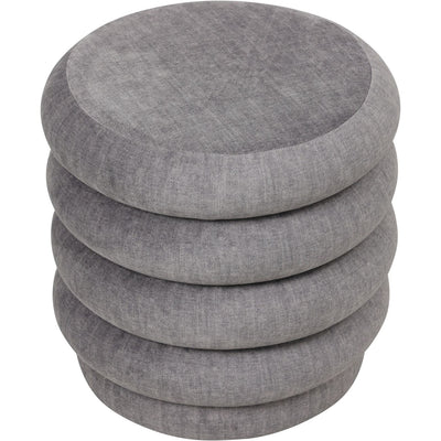 Libra Co. Casa Upholstered Stool Grey