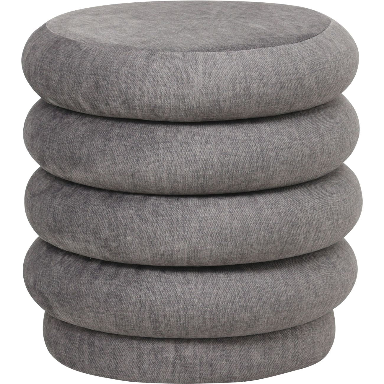 Libra Co. Casa Upholstered Stool Grey