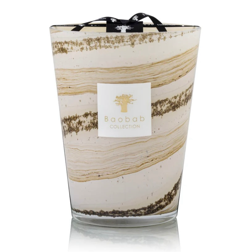 BAOBAB SCENTED CANDLE SAND SILOLI 24cm