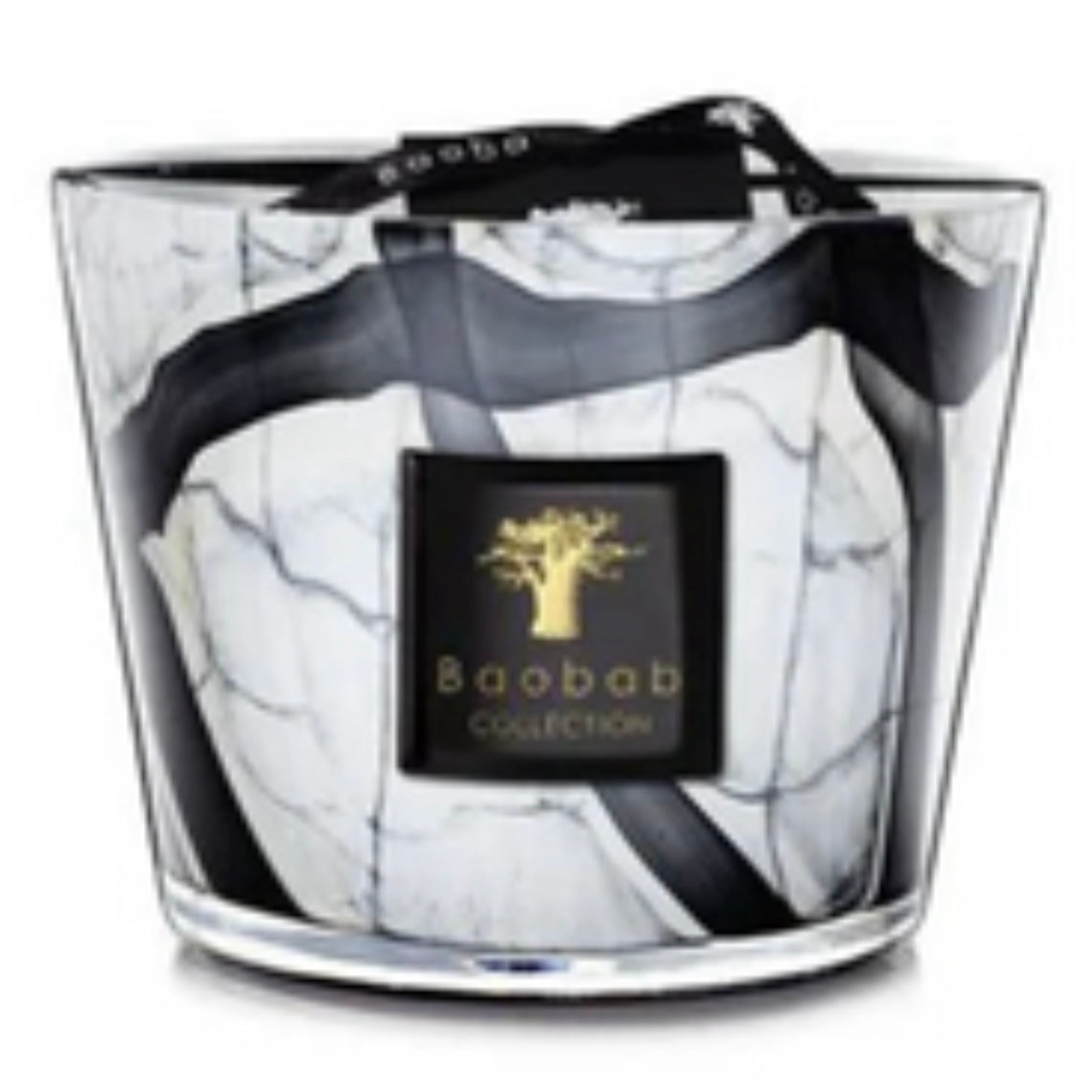 BAOBAB SCENTED CANDLE STONES MARBLE 10cm