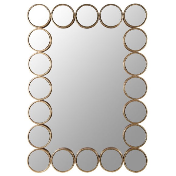 Wall Mirror with Multi-circle Frame