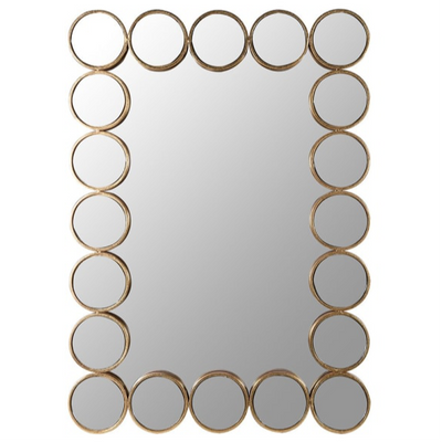 Wall Mirror with Multi-circle Frame