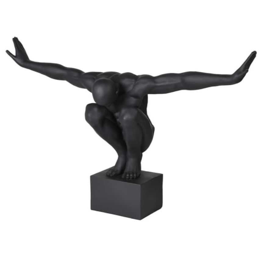 Extra Large Black Bodyform Sculpture