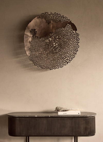 Apo Coral Raw Bronze Wall Plaque