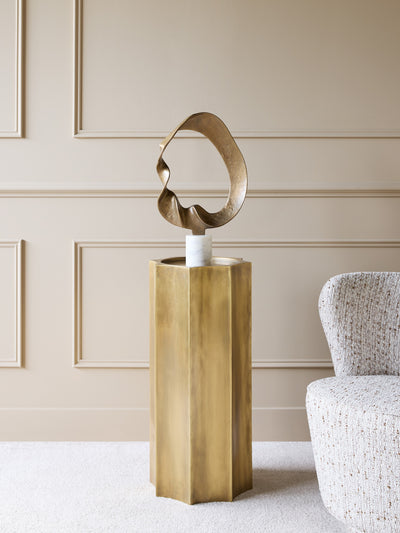 Brockley Plinth Antique Brass