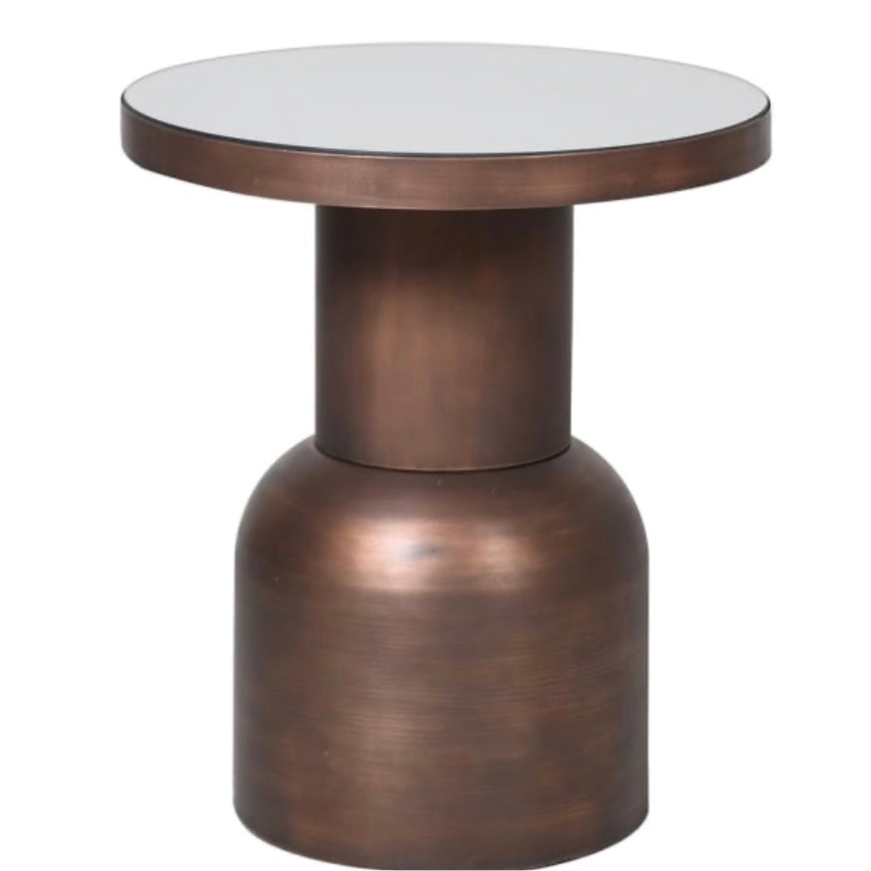 Emily Copper Round Side Table (Small)