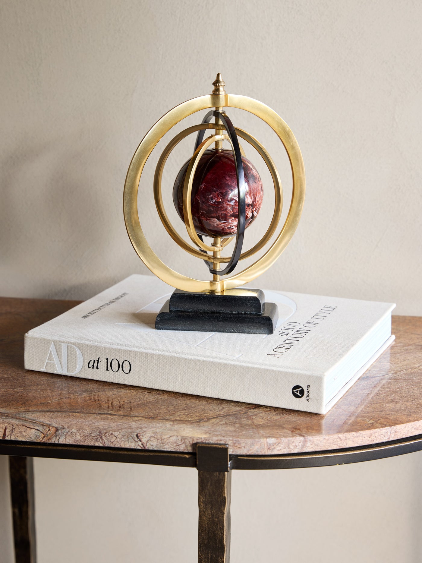 Kingsley Armillary with Marble Globe