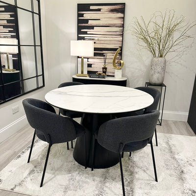 Palma Dining Table With 4 Marika Chairs