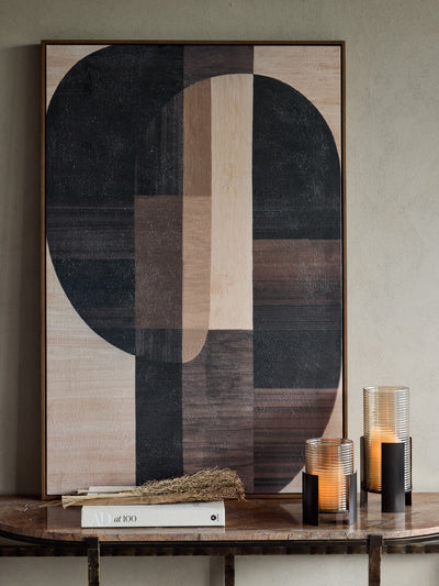 Forma Textured Framed Canvas Wall Art 80x120cm