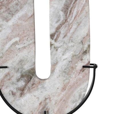 Marble Oval Disc on Stand