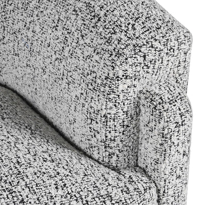 Grey Curve Occasional Chair