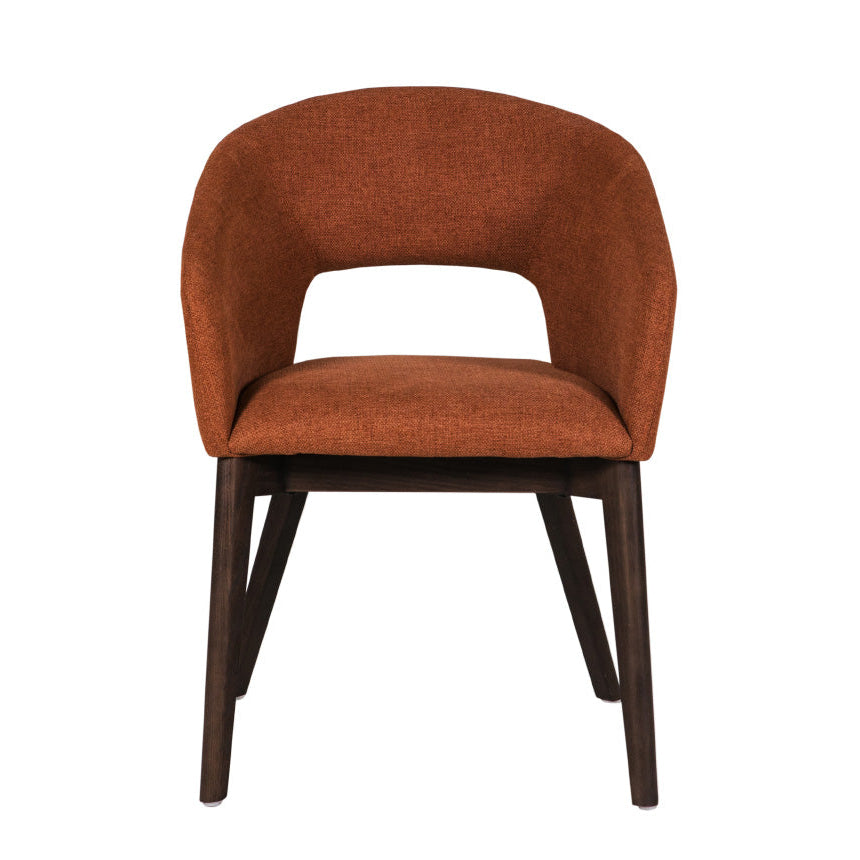 Arnia Dining Chair-Rust