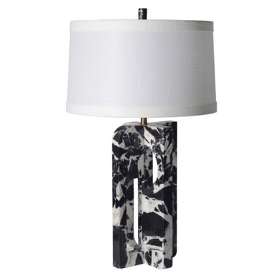 Monochrome Marble Table Lamp