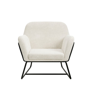 Ivory Boucle Charlene Chair