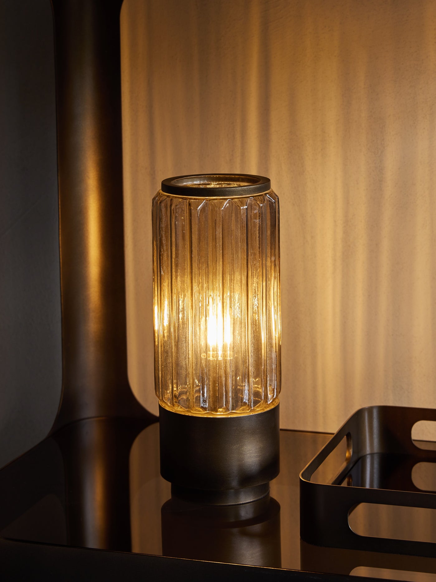 Eleanor Glass Table Uplighter Large