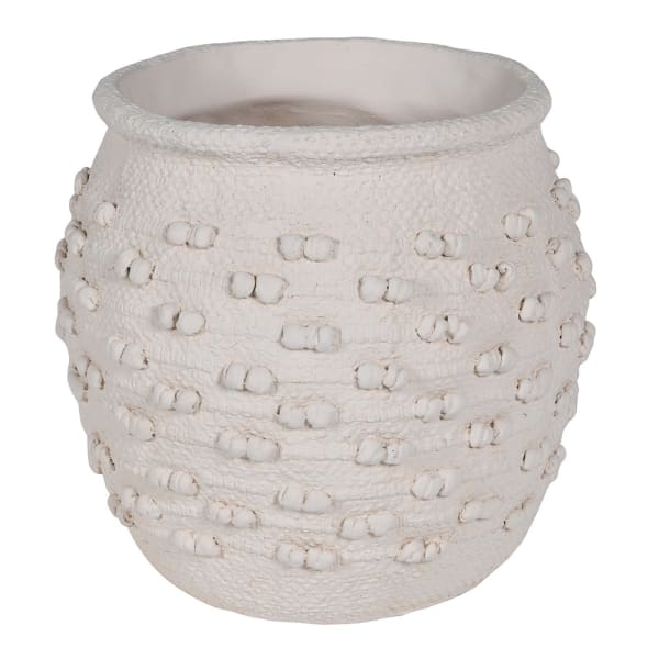 Cream Detailed Vase