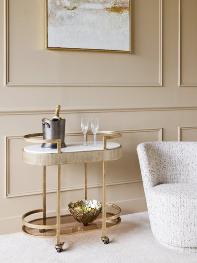 Belvedere Aged Gold Drinks Trolley