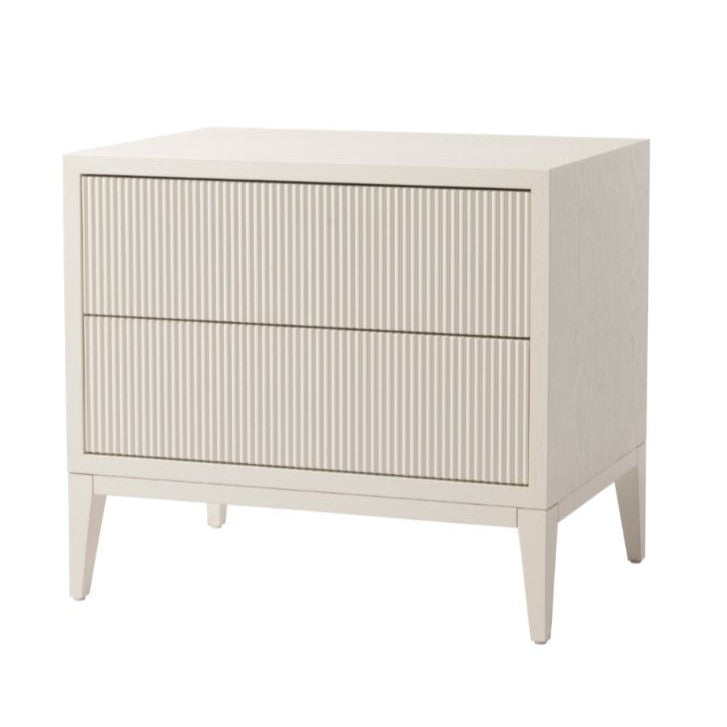 R V Astley 2 Drawer Amur Bedside Table (2 colours)