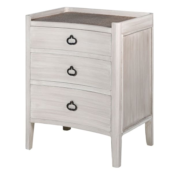 Nordic 3 Drawer Bedside