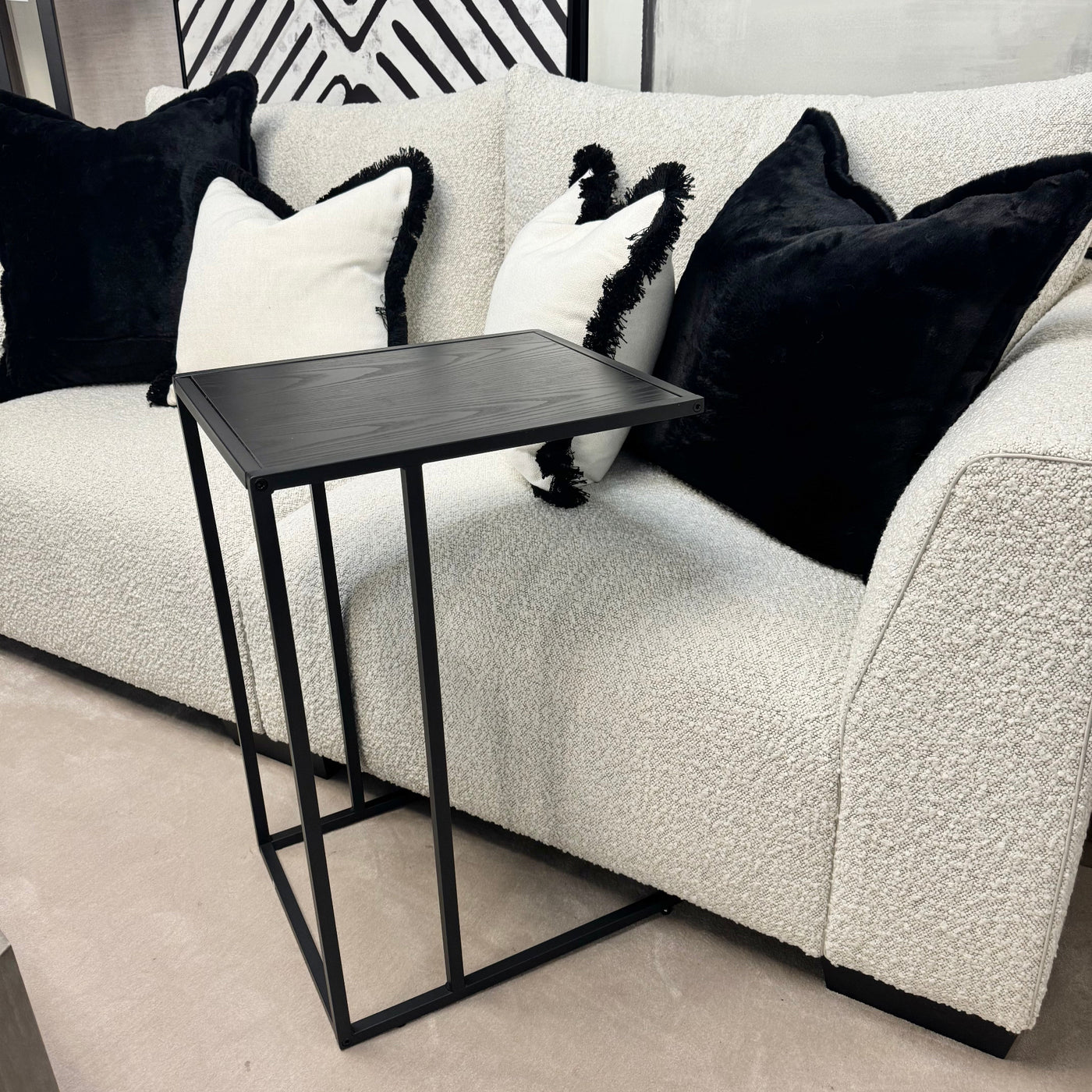 Black Sofa Table