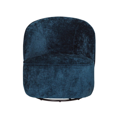 Edith Swivel Chair Blue