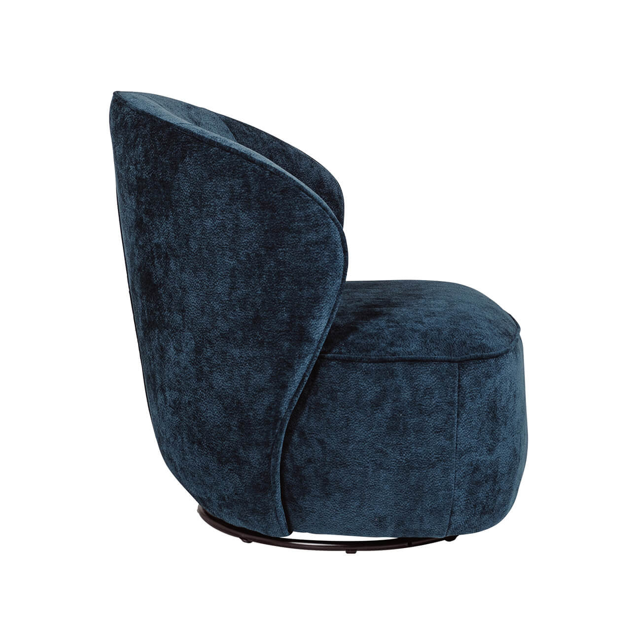 Edith Swivel Chair Blue