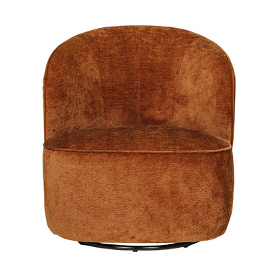 Edith Swivel Chair Rust