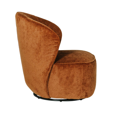 Edith Swivel Chair Rust