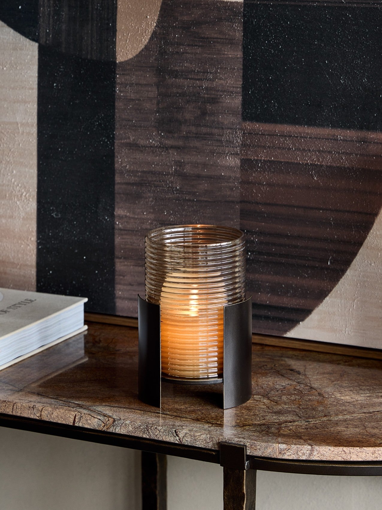 Belvedere Black Ribbed Hurricane S