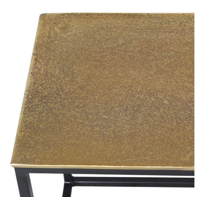 Brass Low Sofa Divider Table