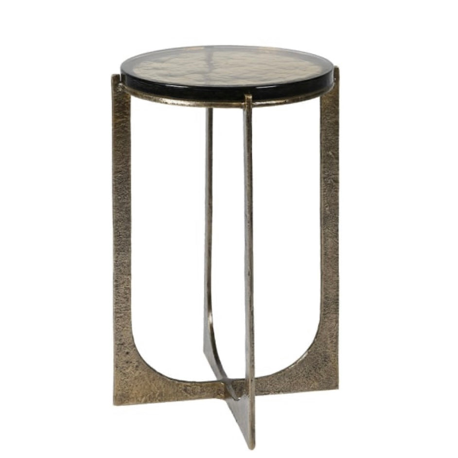 Golden Cross Side Table