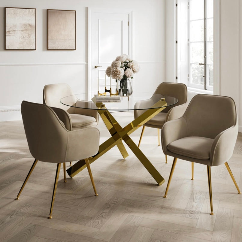 Tara Light Fawn Dining Chair