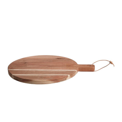 Socorro Medium Round Acacia Wood Chopping And Serving Board