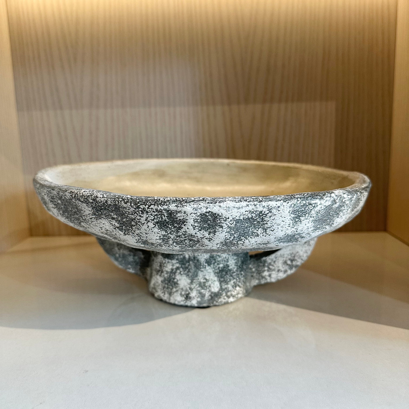 Distressed Footed Bowl
