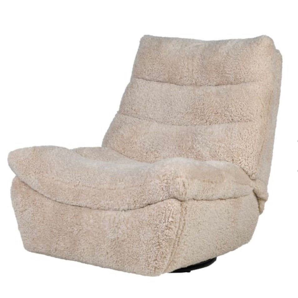 Faux Shearling Recliner Chair