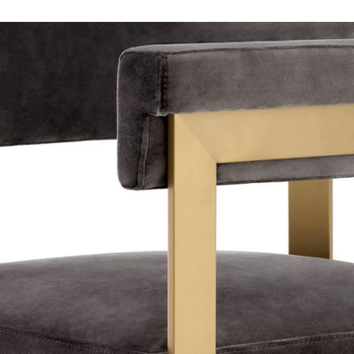 EICHHOLTZ Bar Stool Clubhouse-Grey