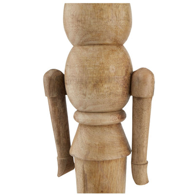 Natural Large Nutcracker Decoration