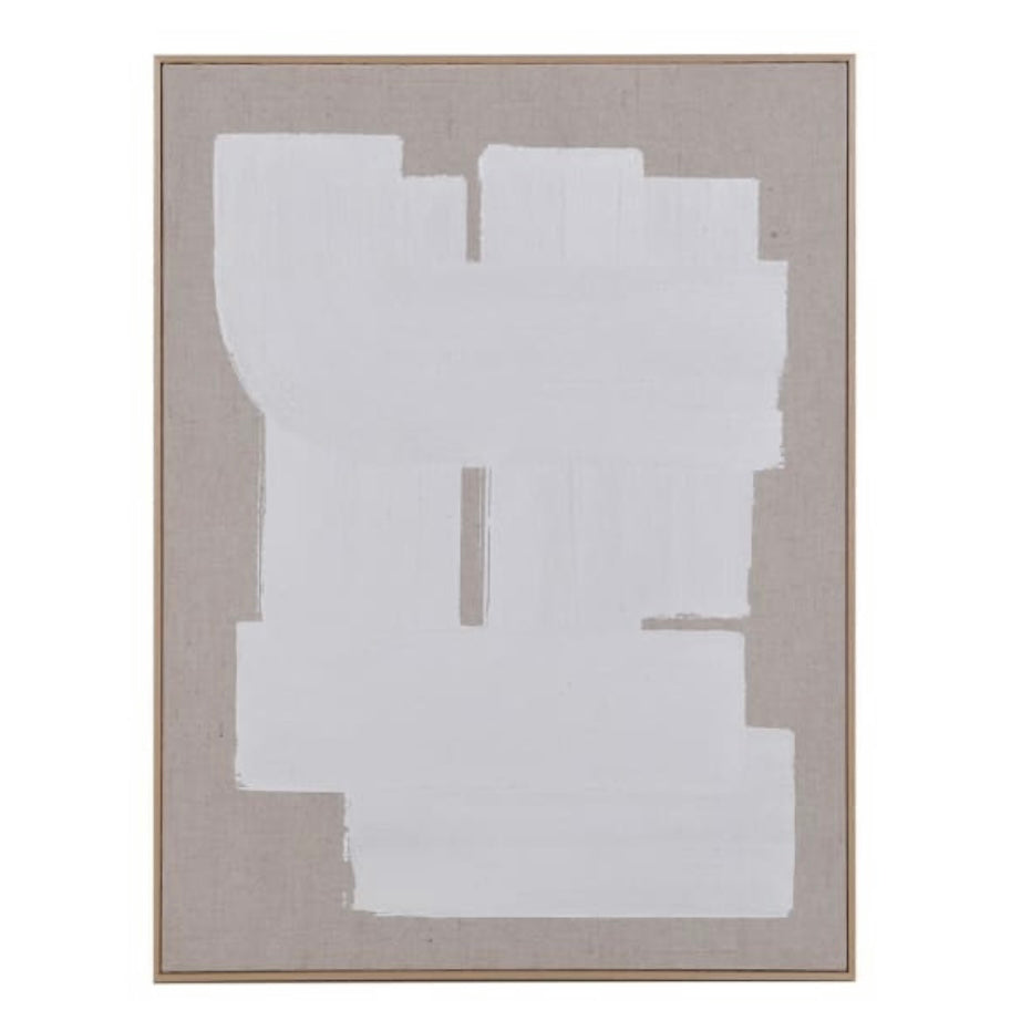 White Abstract Canvas