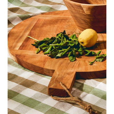 Socorro Medium Round Acacia Wood Chopping And Serving Board