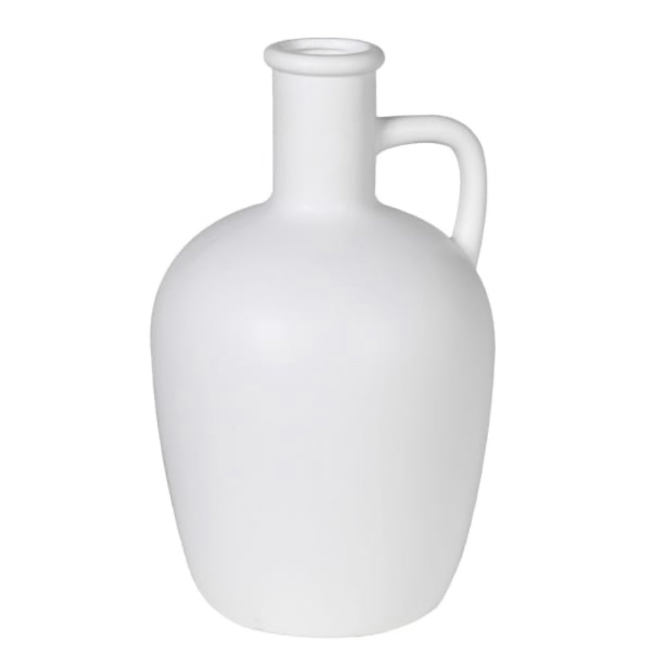 White Oinochoe Vase