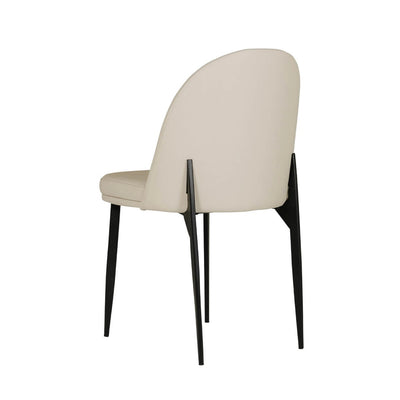 Valent Dining Chair Leather Taupe