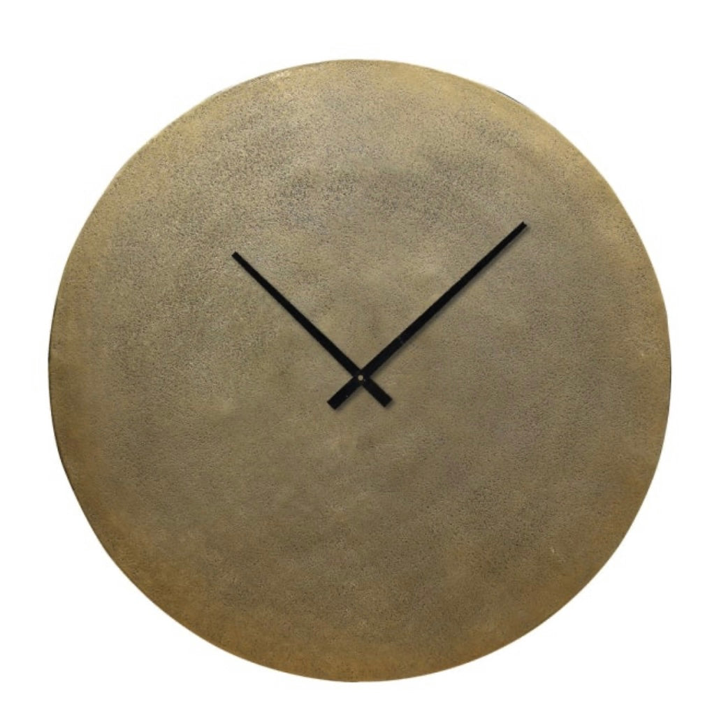 Mars Antique Gold Wall Clock