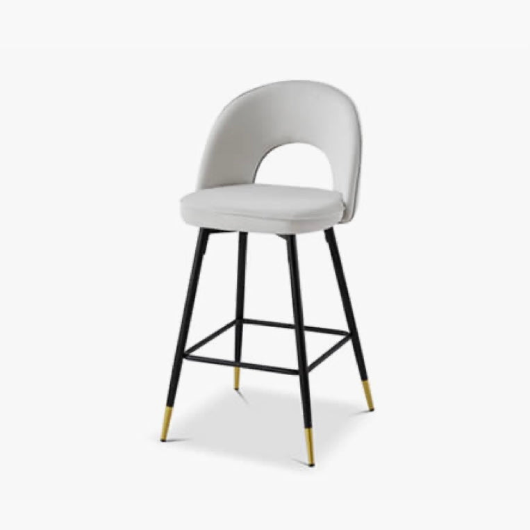 Berkeley Designs Hoxton Bar Stool In Light Grey