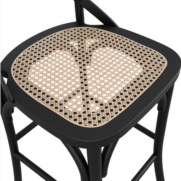 Tides Home Fitz Black Counter Stool