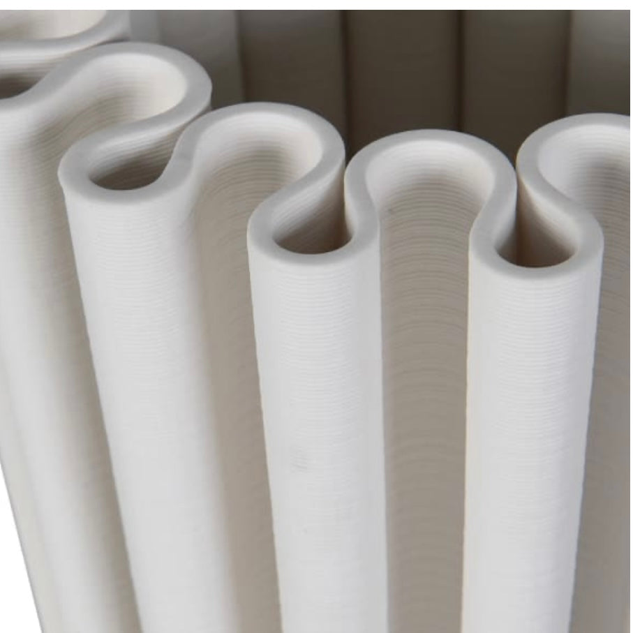 Small White Athena Vase