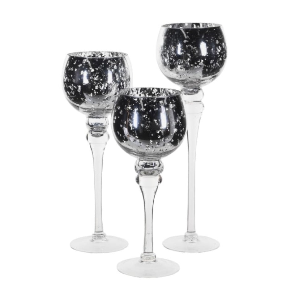 Clearance Set Of 3 Candleholders