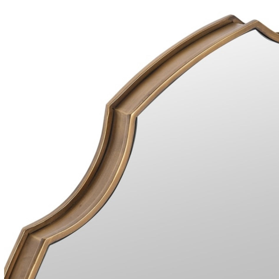 Brass Cog Wall Mirror