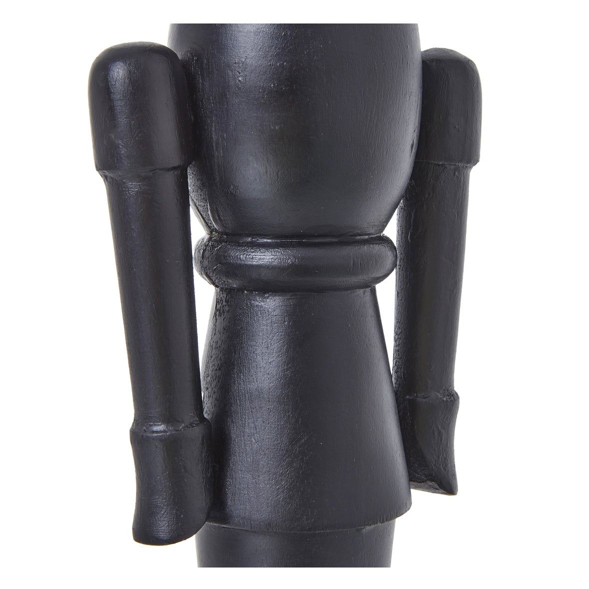 Black Wooden Large Nutcracker Decoration