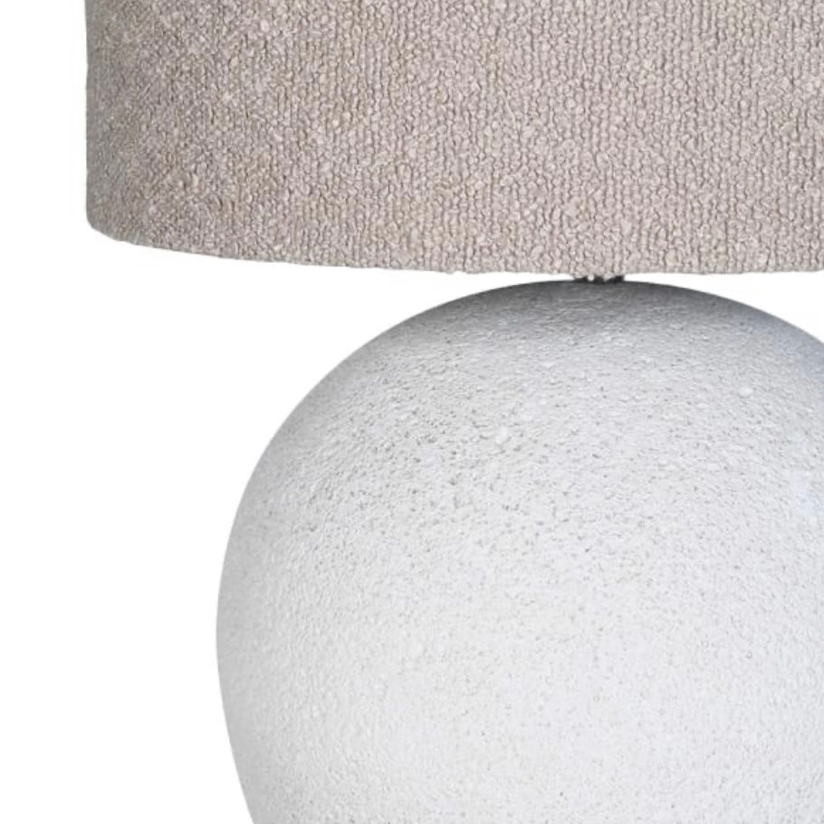 Neutral Globe Base Table Lamp